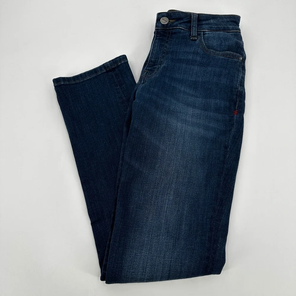 Warp + Weft Oak Oakland Straight Leg Jeans Mens 26x30 Indigo Stretch Modern Eco